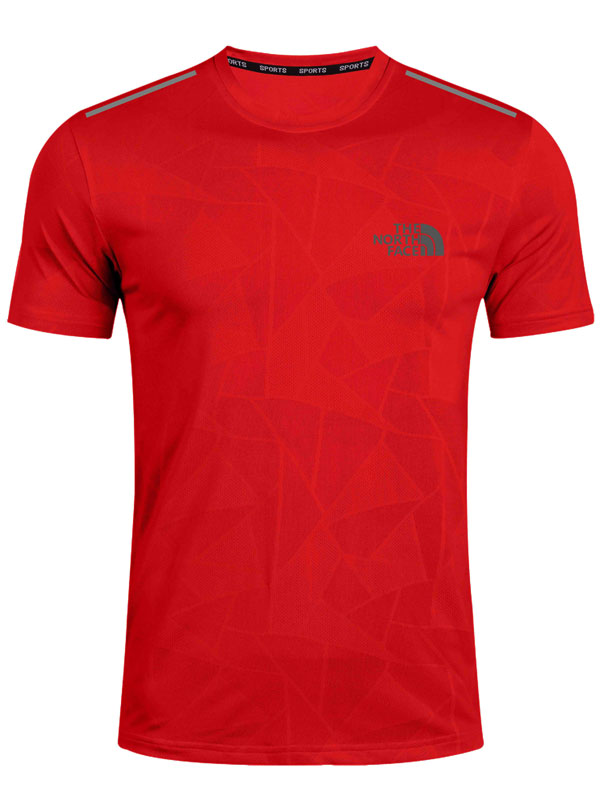 Noth fce training jersey sportswear running uniform men's soccer shirt football casual short sleeve red sport t-shirt 2023-2024
